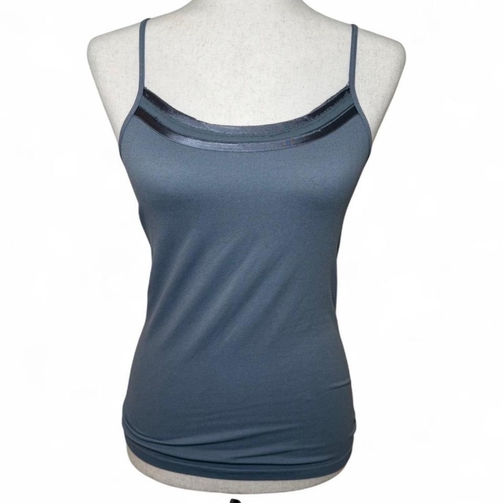 Women's Grey Spaghetti Strap Tank Top